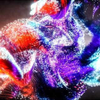 4k particles wallpaper