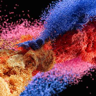 4k particles wallpaper