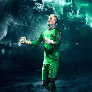 Goalkeeper phone wallpaper