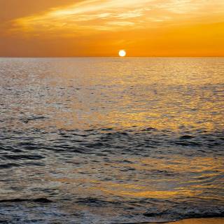 Sea sunset iPhone wallpaper