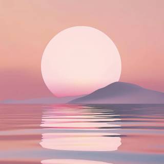 Sea sunset iPhone wallpaper