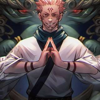 Domain Expansion phone wallpaper