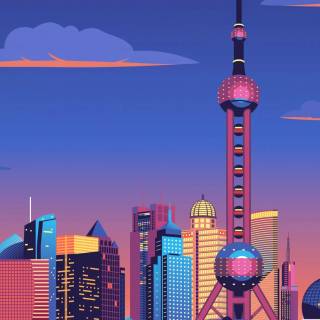 Shanghai iPhone wallpaper