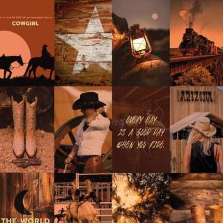 Cowgirl iPhone wallpaper