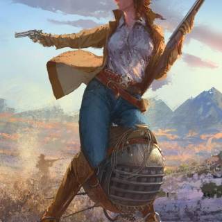 Cowgirl iPhone wallpaper