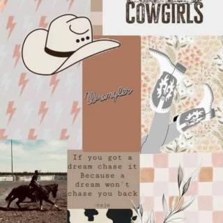 Cowgirl iPhone wallpaper