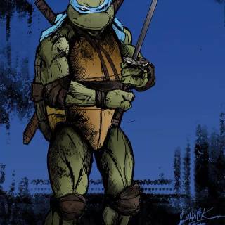 Leo Teenage Mutant Ninja Turtles iPhone wallpaper