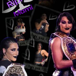 Rhea Ripley iPhone wallpaper