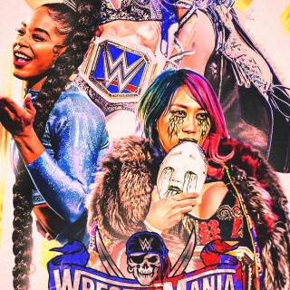 Rhea Ripley iPhone wallpaper