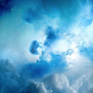 iPhone 14 Pro Max blue wallpaper