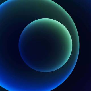 iPhone 14 Pro Max blue wallpaper