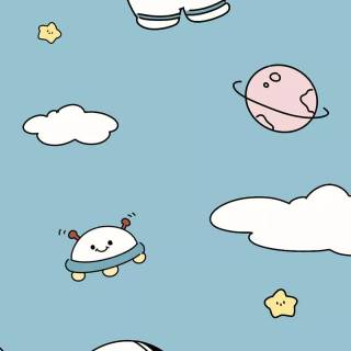 iPhone 14 Pro Max blue wallpaper