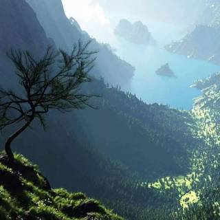 iPhone 14 Pro Max blue wallpaper