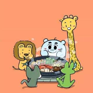 Cartoon animal phone wallpaper