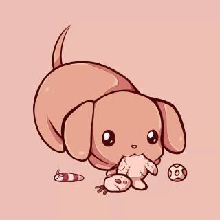 Cartoon animal phone wallpaper