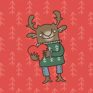 Cartoon animal phone wallpaper