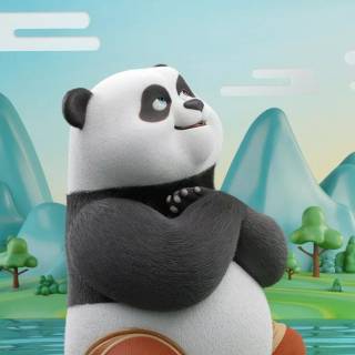 Cartoon animal phone wallpaper