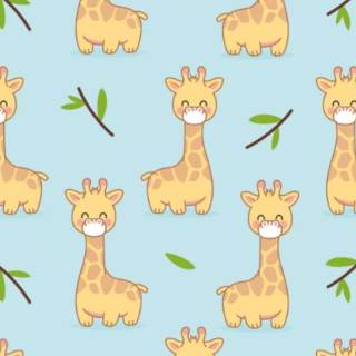 Cartoon animal phone wallpaper