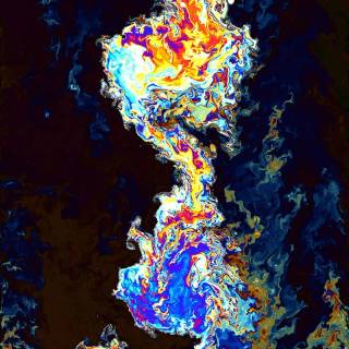 iPhone oil wallpaper