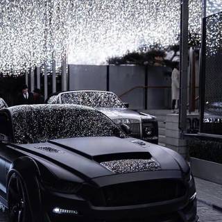 iPhone black cars wallpaper