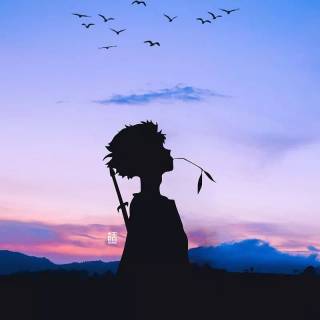 Samurai anime phone wallpaper