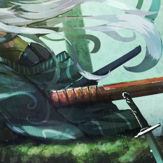 Samurai anime phone wallpaper