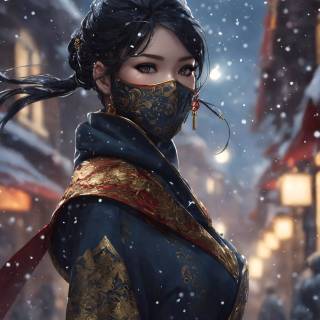 Samurai anime phone wallpaper