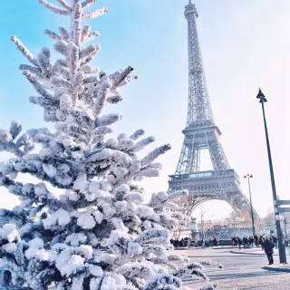 Christmas in Paris wallpaper