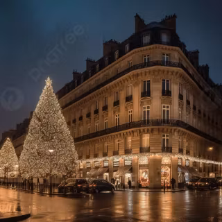 Christmas in Paris wallpaper