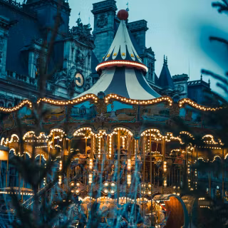 Christmas in Paris wallpaper