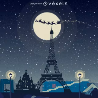 Christmas in Paris wallpaper