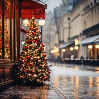 Christmas in Paris wallpaper