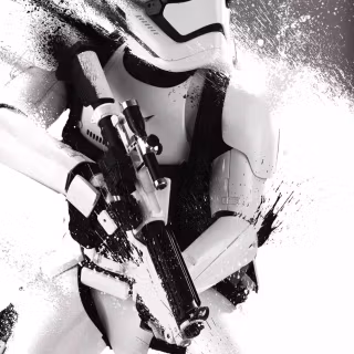 Star Wars white wallpaper