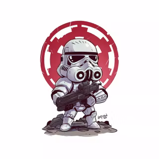 Star Wars white wallpaper