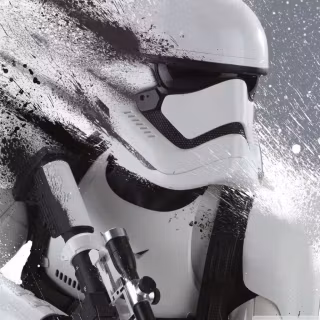 Star Wars white wallpaper