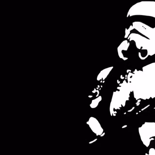 Star Wars white wallpaper