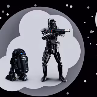 Star Wars white wallpaper