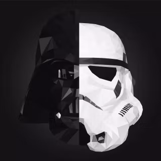 Star Wars white wallpaper
