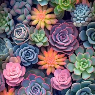 Succulent plants wallpaper