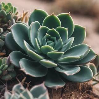 Succulent plants wallpaper