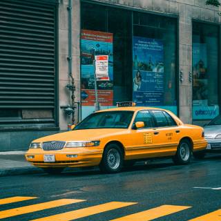 Yellow taxi wallpaper