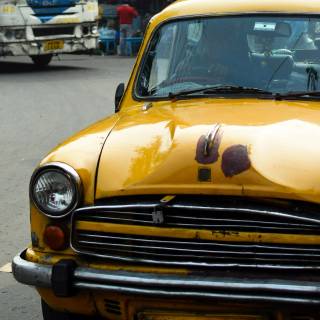 Yellow taxi wallpaper