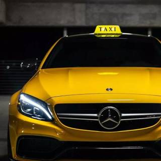 Yellow taxi wallpaper