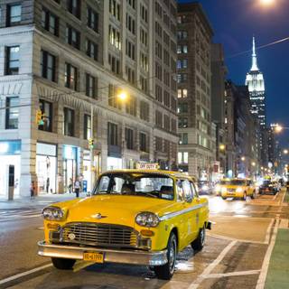 Yellow taxi wallpaper