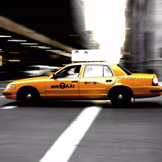 Yellow taxi wallpaper