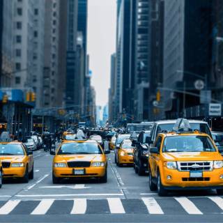 Yellow taxi wallpaper