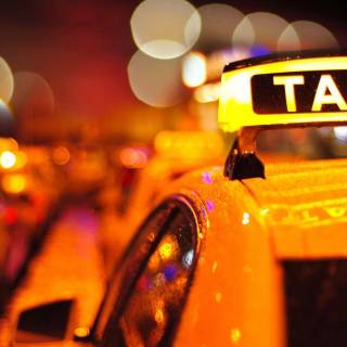 Yellow taxi wallpaper