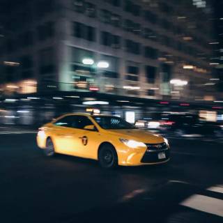 Yellow taxi wallpaper