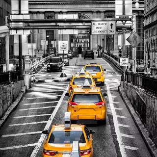 Yellow taxi wallpaper