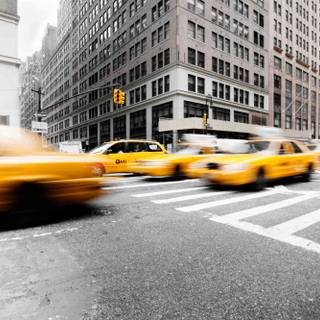 Yellow taxi wallpaper